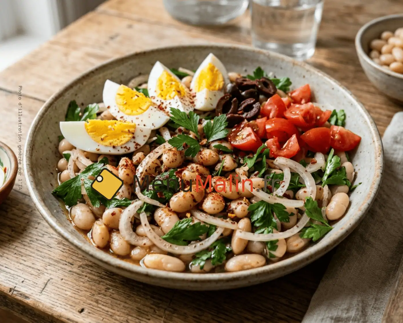 Salade aux haricots blancs